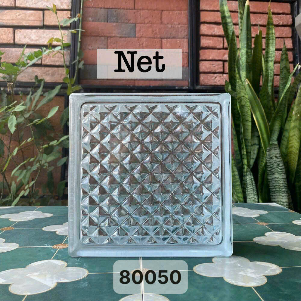 Gạch kính lấy sáng Net mã 80050