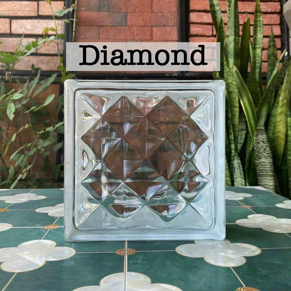 Gạch kính lấy sáng Diamond mã 80021