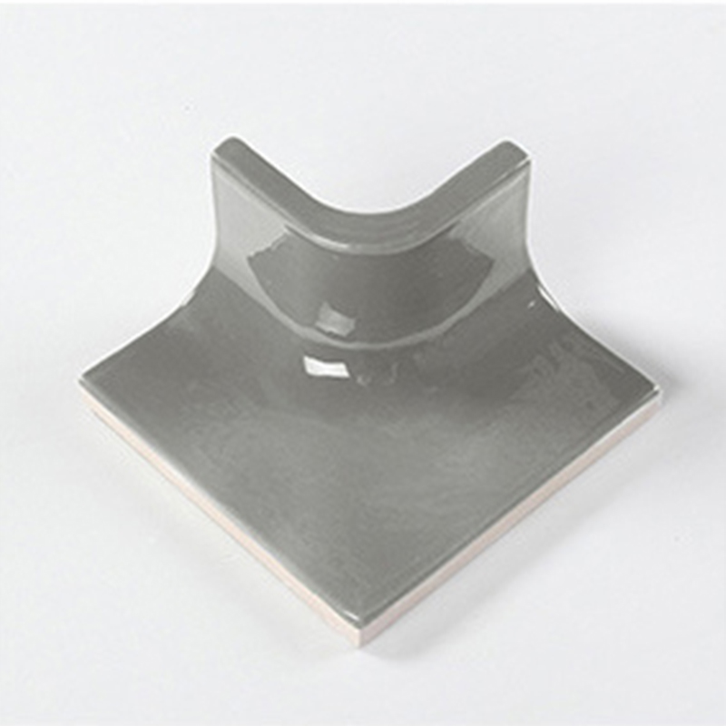 Nẹp Gạch Men Góc Màu Xám 80X100MM