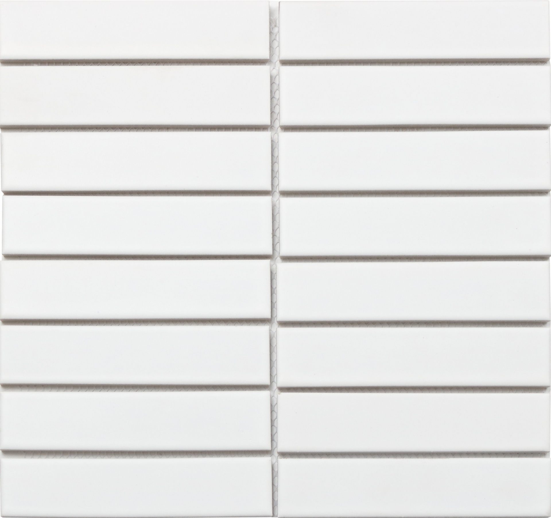 Gạch mosaic trắng mờ vỉ lưới kt 32x145mm 301(3201M)