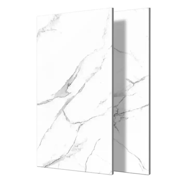 Gạch men granite Kajaria Trung Quốc giá rẻ, mài bóng, kiểu Ý, 600x1200, màu trắng Carrara Calacatta