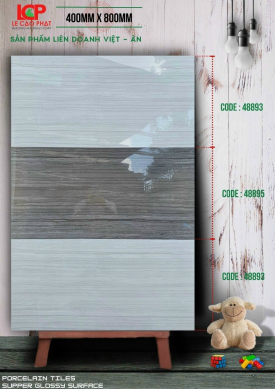 Gạch ốp lát Apodio 48893 48895 (Bóng)