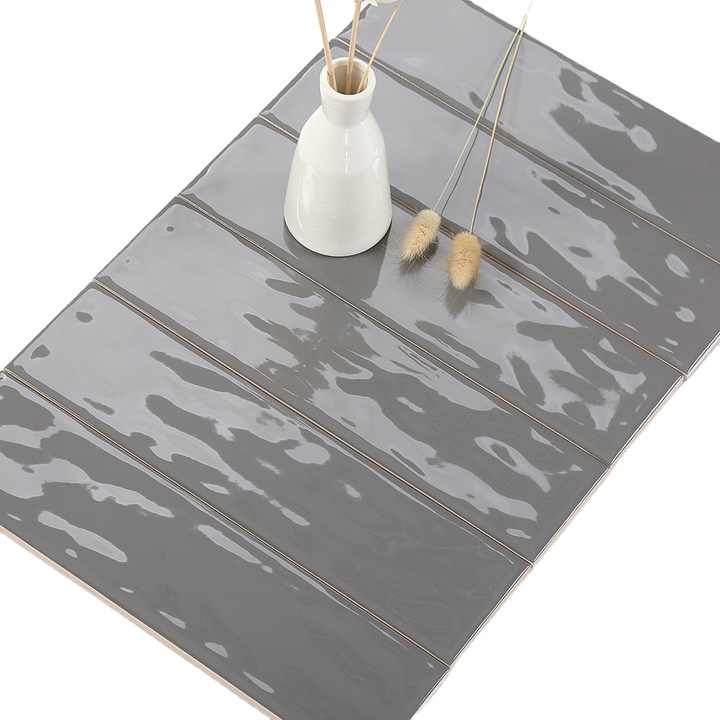 Khuôn gạch ốp tường men xanh 75x300mm