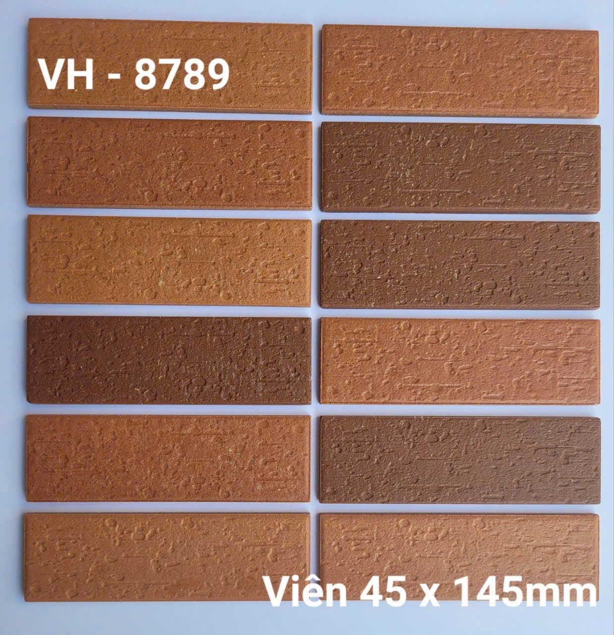 Gạch mosaic vỉ giấy 45x145 mã 8789
