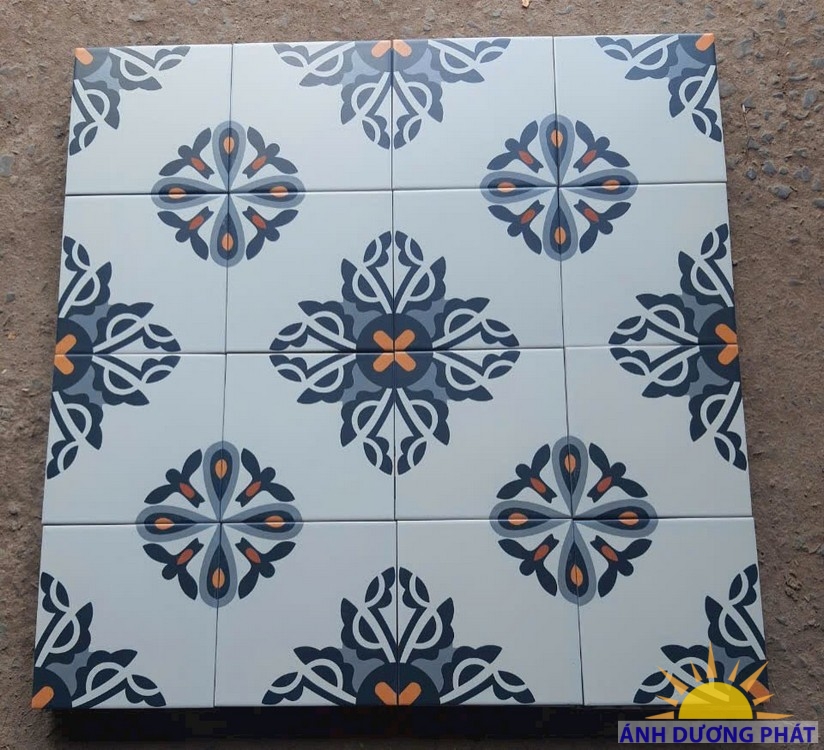 Giá gạch bông 20x20 giá rẻ Phú Quốc ốp phòng khách