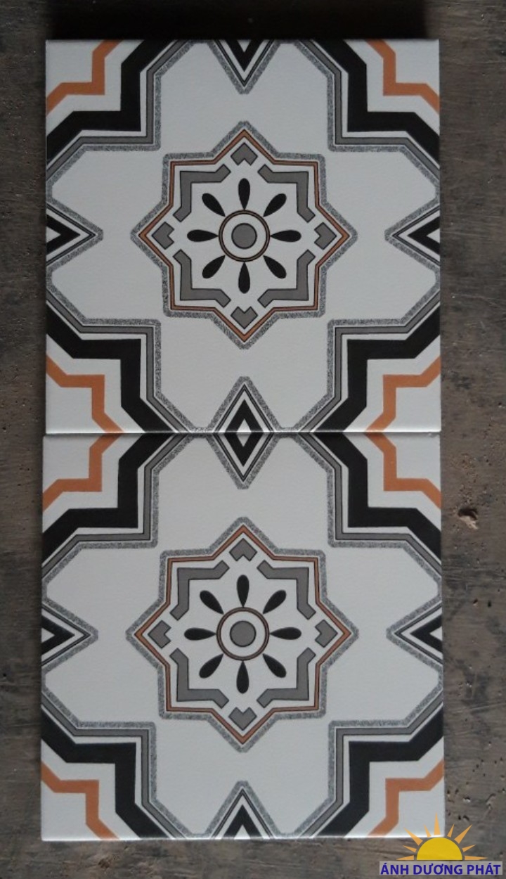 Gạch bông porcelain 200x200 bông đơn xắc
