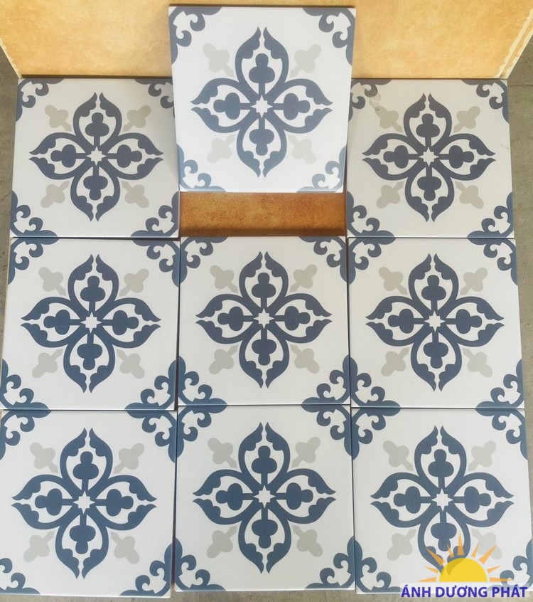 Gạch bông cổ điển 200x200 Vĩnh Lộc hoa văn họa tiết đẹp