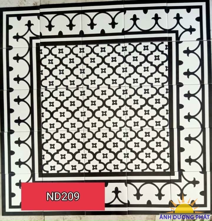 Gạch bông indochine 20x20 thảm đẹp Bình Thuận