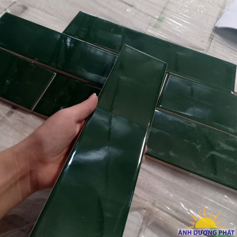 Gạch trang trí xanh 753012