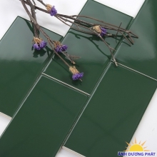 Gạch Thẻ Trang Trí 75x150 Màu Xanh Rêu