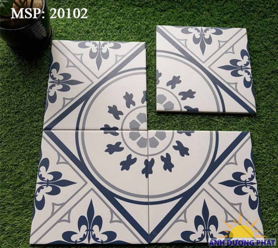 Gạch bông hình vuông 20x20cm
