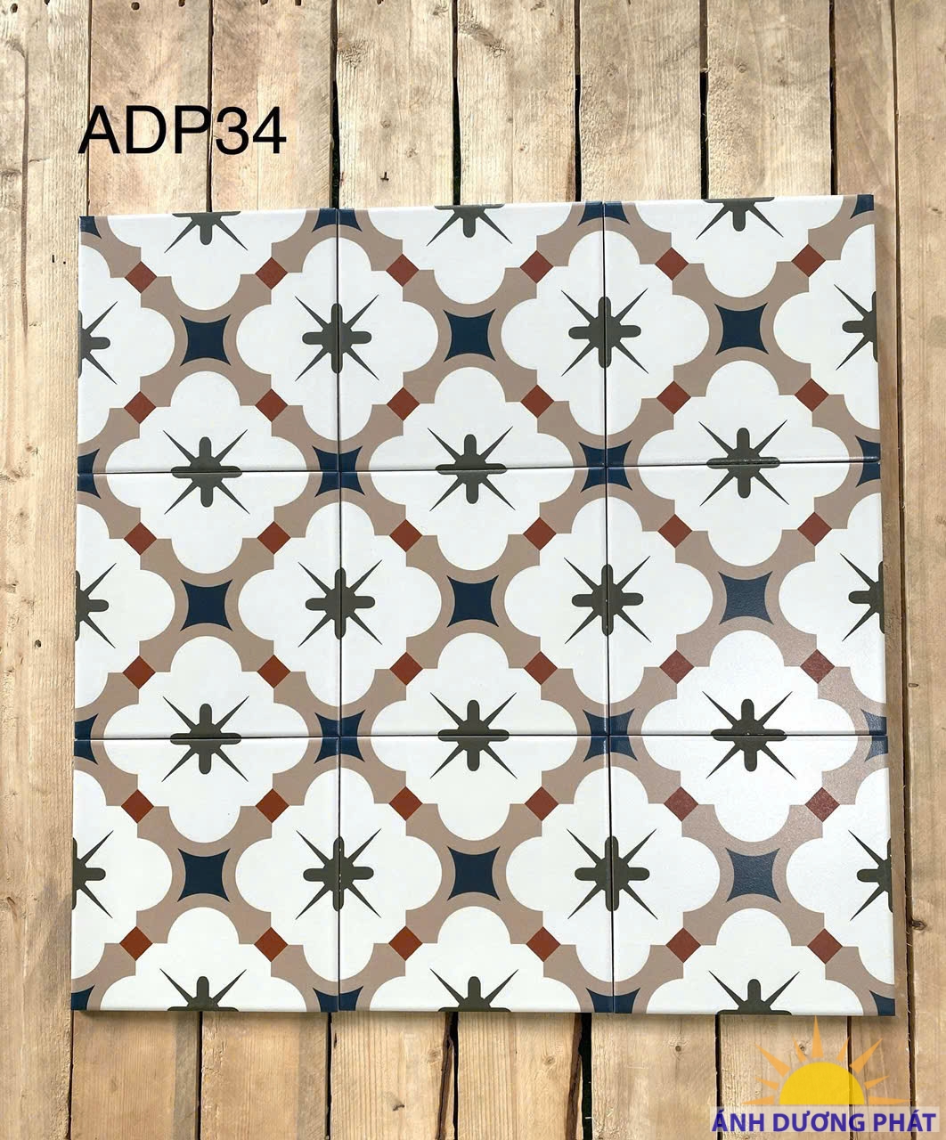 Gạch bông 20x20 lát nền ADP34