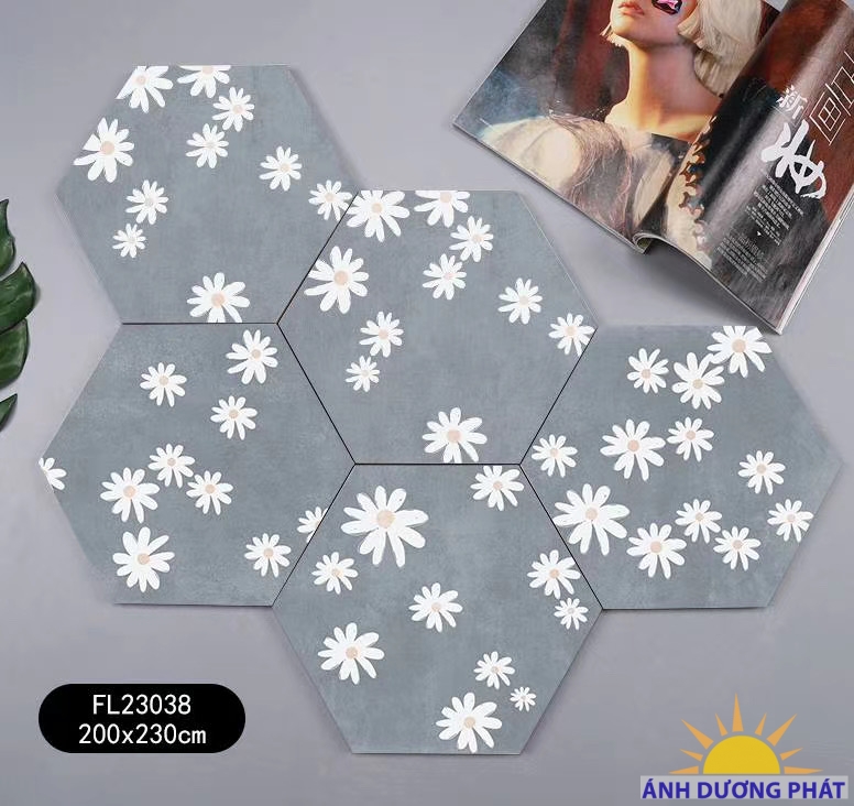 Lục giác hoa văn đẹp