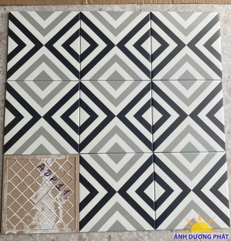 Gạch bông kích thước 200x200 đẹp Sa Đéc ốp lát