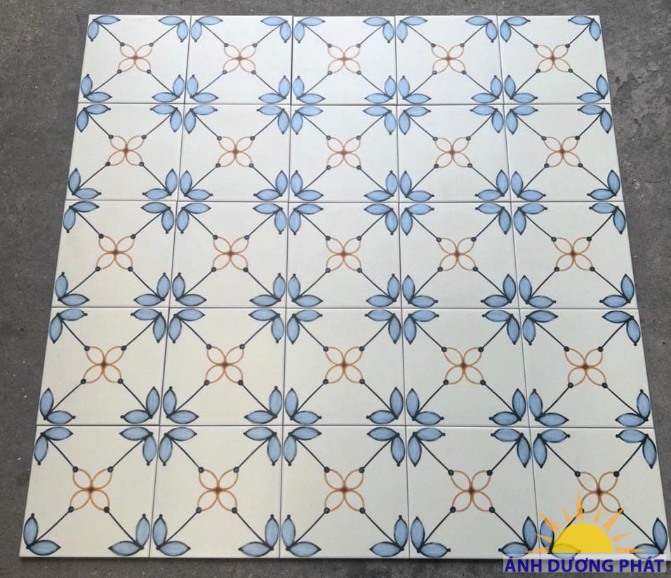 Gạch bông 20x20 lát quán cà phê đẹp