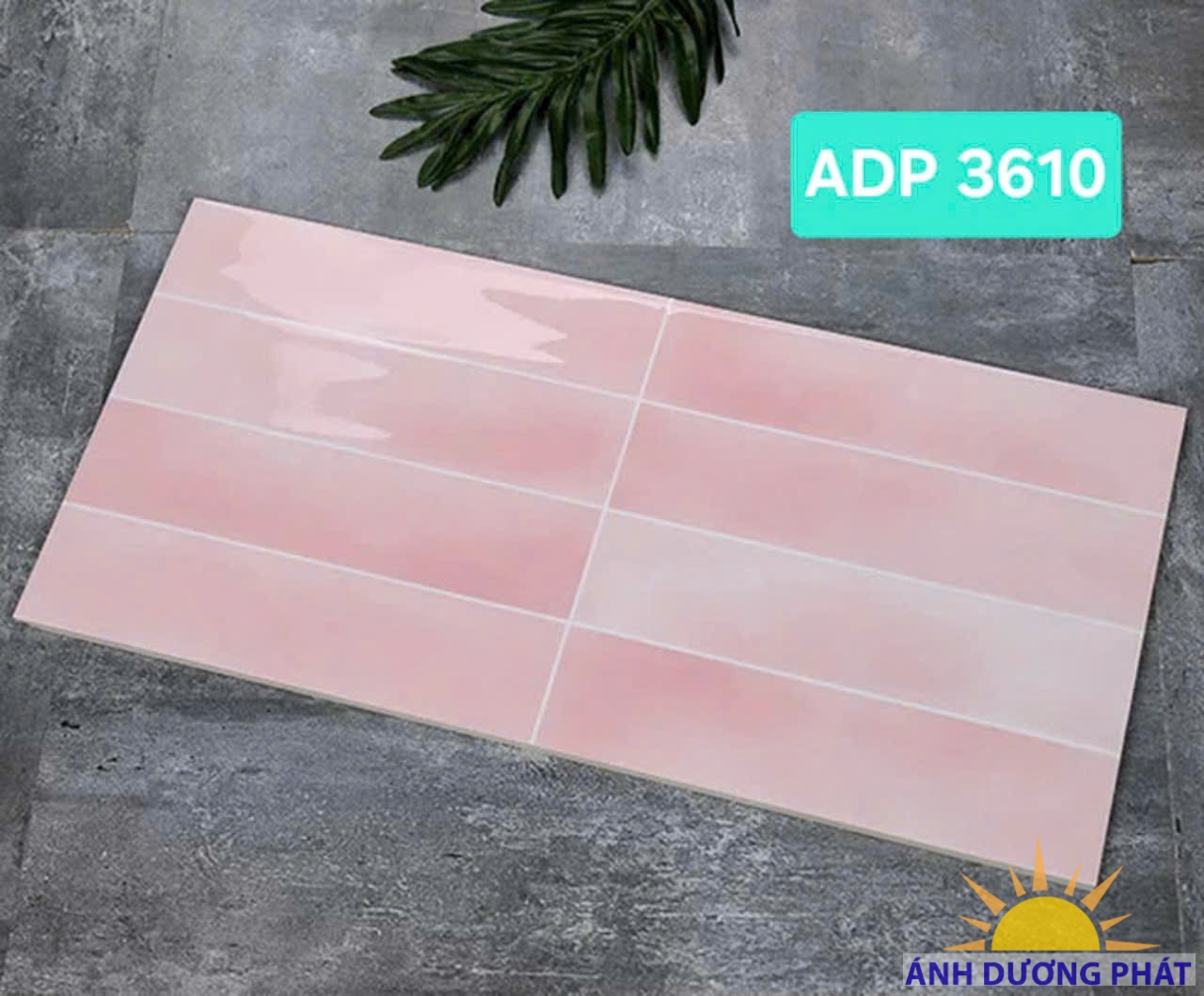 Gạch 30x60 màu hồng loang ADP3610
