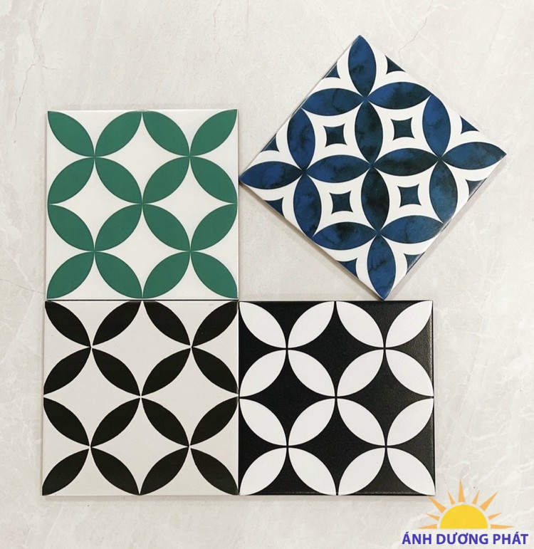 Gạch bông xưa 20x20 Tân Bình đa dạng màu sắc, mẫu mã