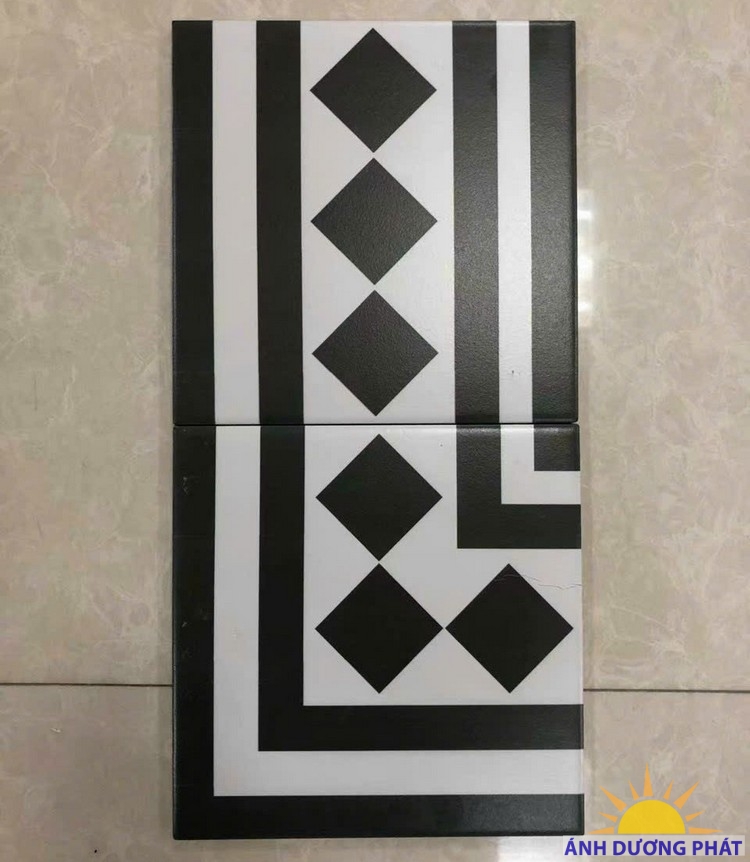 Viền thảm gạch bông 20x20 tại Tân Uyên sang trọng