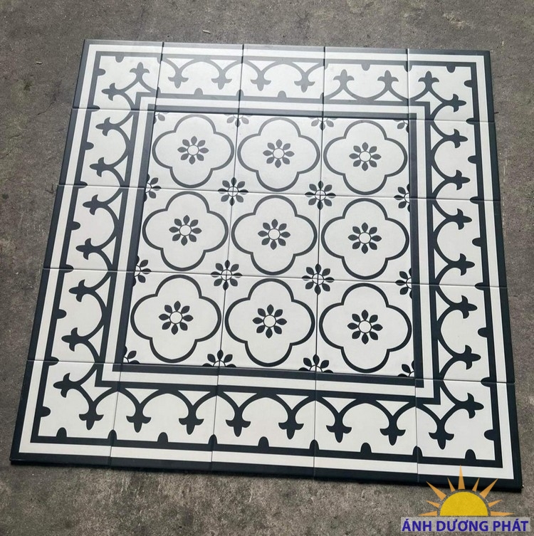 Gạch bông ốp bếp 20x20 tại Dĩ An giả thảm ốp bếp