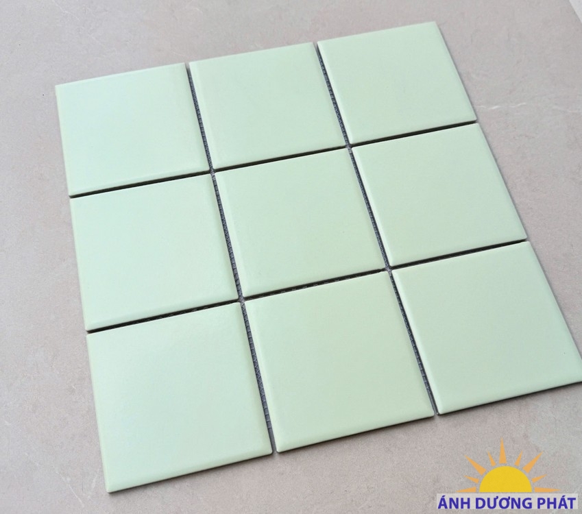 Gạch mosaic 10x10 màu xanh mờ Quy Nhơn giá rẻ