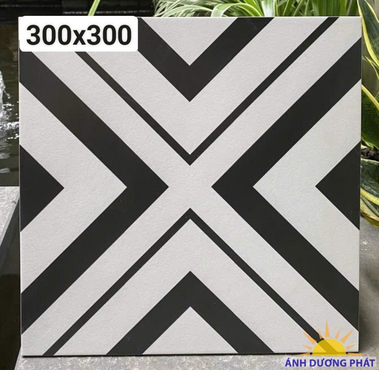 Gạch bông 300x300 đơn sắc giá rẻ Cần Thơ sang trọng
