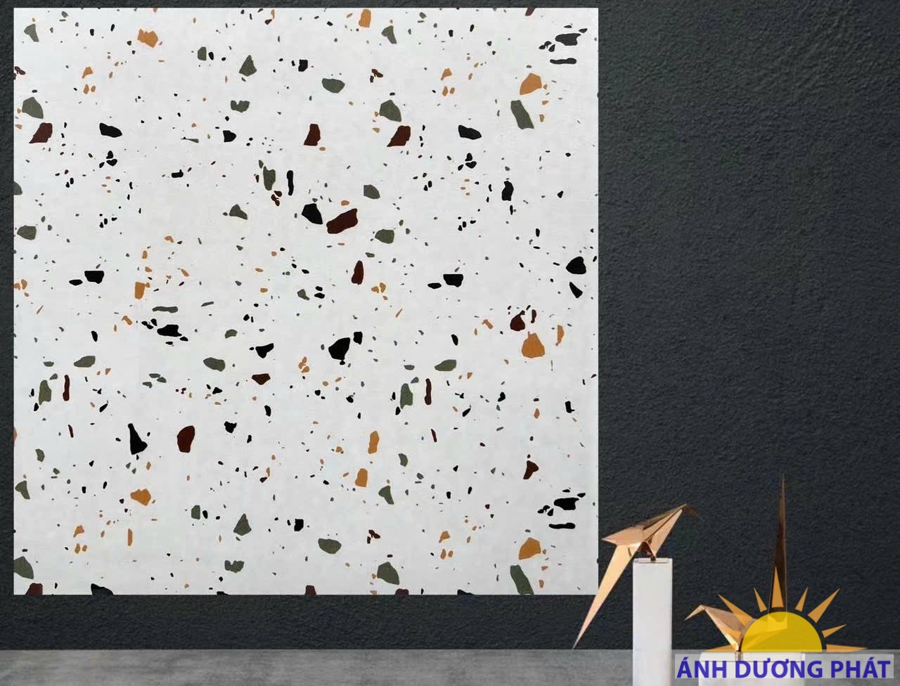 Gạch TERRAZZO 60x60 lát nền quán cà phê