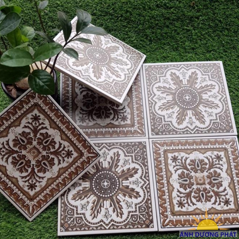 Gạch bông lát nền phòng khách 20x20