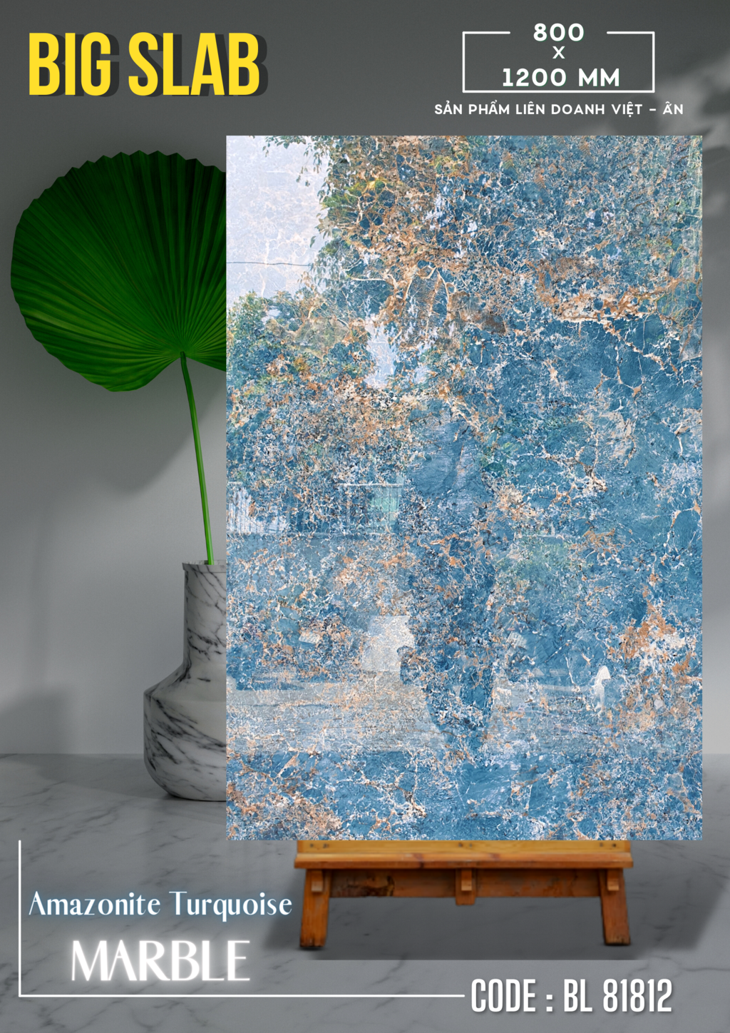 Gạch ốp lát Apodio BL 81812 Big Slab