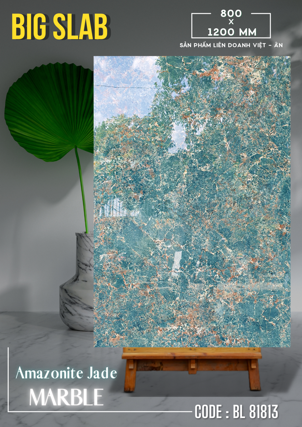 Gạch ốp lát Apodio BL 81813 Big Slab