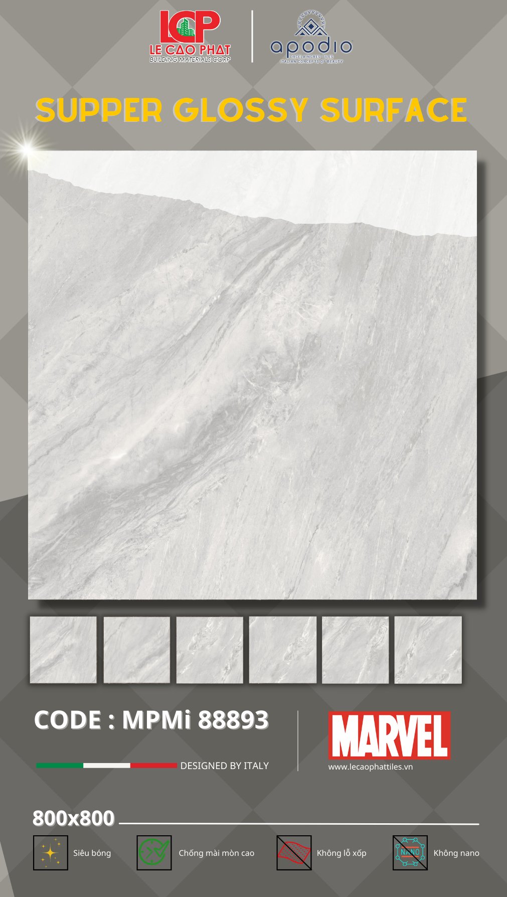 Gạch ốp lát Apodio MARVEL 88893