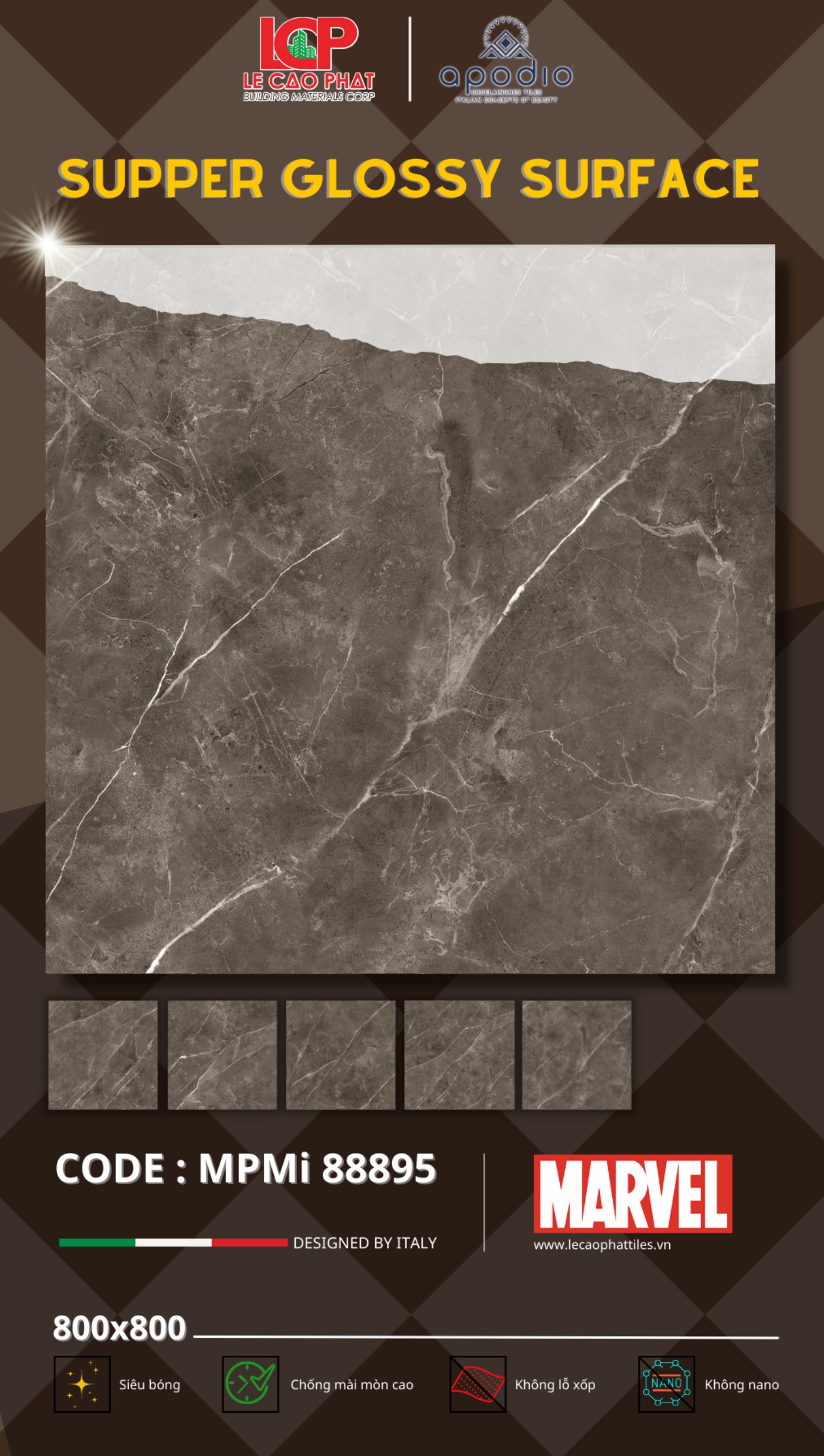 Gạch ốp lát Apodio MARVEL 88895
