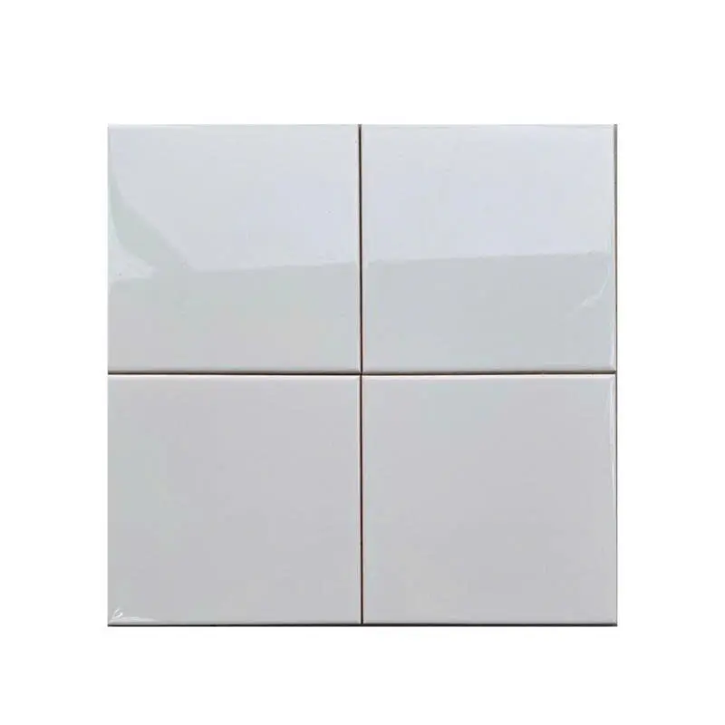 Gạch thẻ Việt Nam, KT 150x150 mm, Trắng bóng phẳng, CIC0606P, Loại 1 (1 hộp/ 68 viên/ 1.53m2)