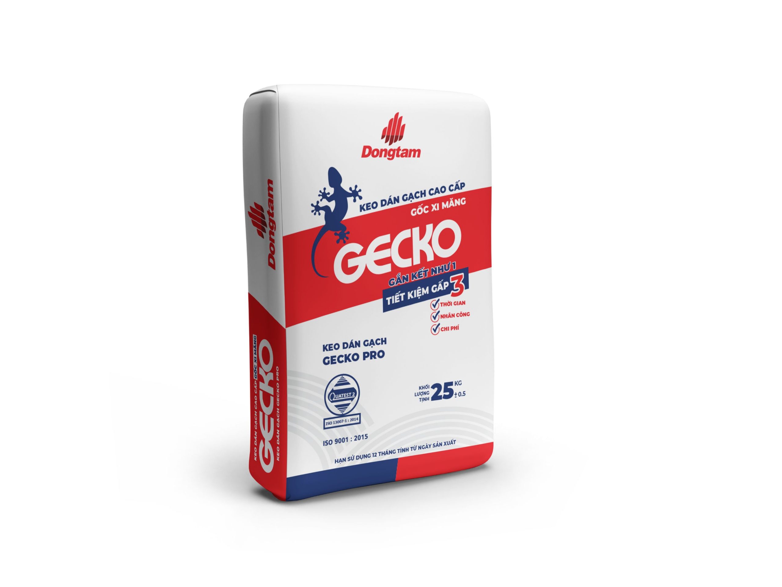 KEO DÁN GẠCH GECKO PRO – LÁT Ở MỌI BỀ MẶT – BAO 25KG