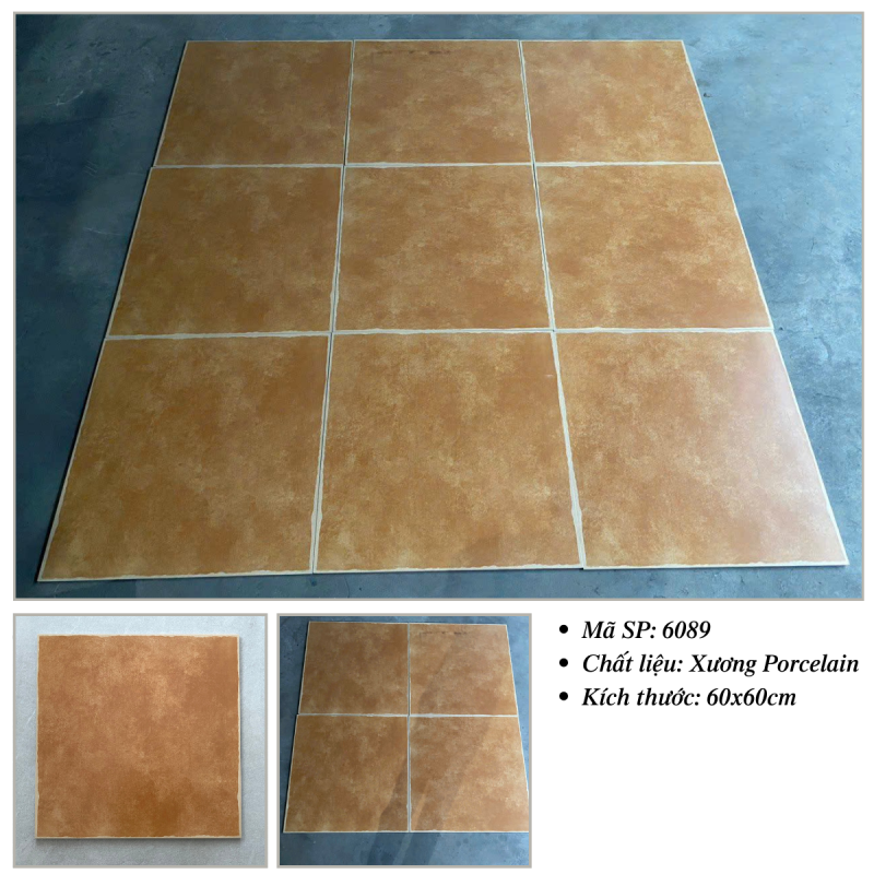 Gạch lát sàn giả cổ 600x600mm 6089