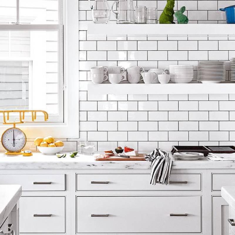 Gạch thẻ KT 75x150mm trắng bóng phẳng STA75150