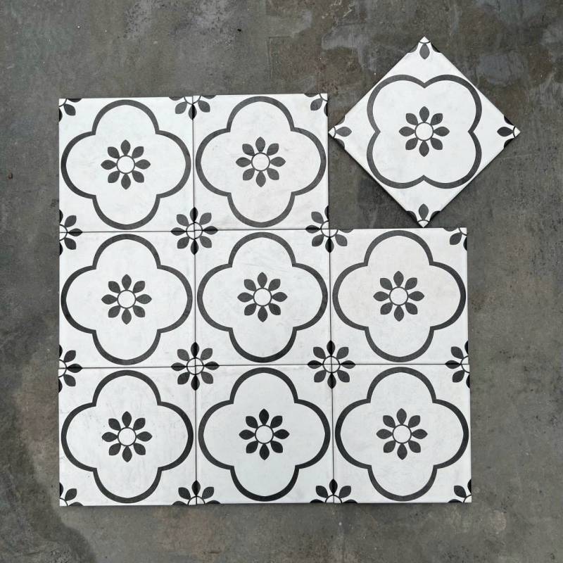 Gạch bông men KT 200x200mm F2086(BD vàng)