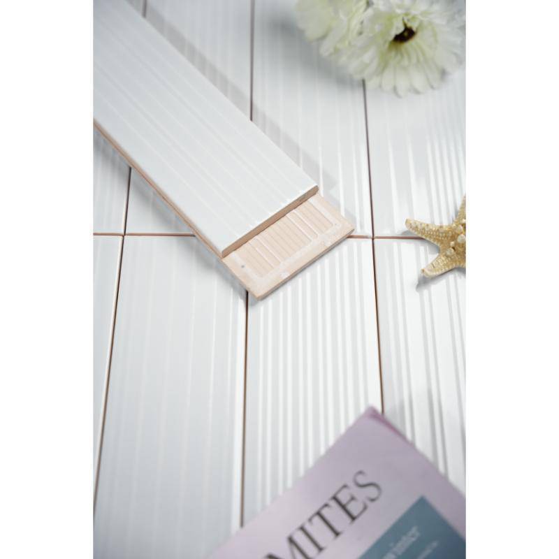 Gạch thẻ 75x300mm họa tiết trắng bóng mã 0299-0