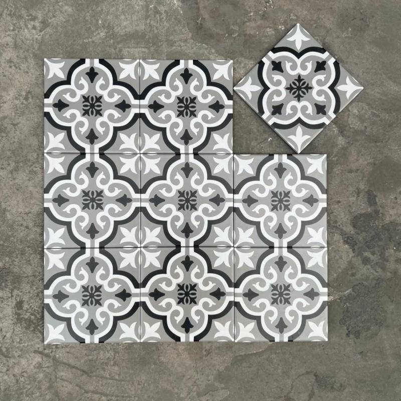 Gạch Bông KT 200x200mm mã 20136( BD trắng)