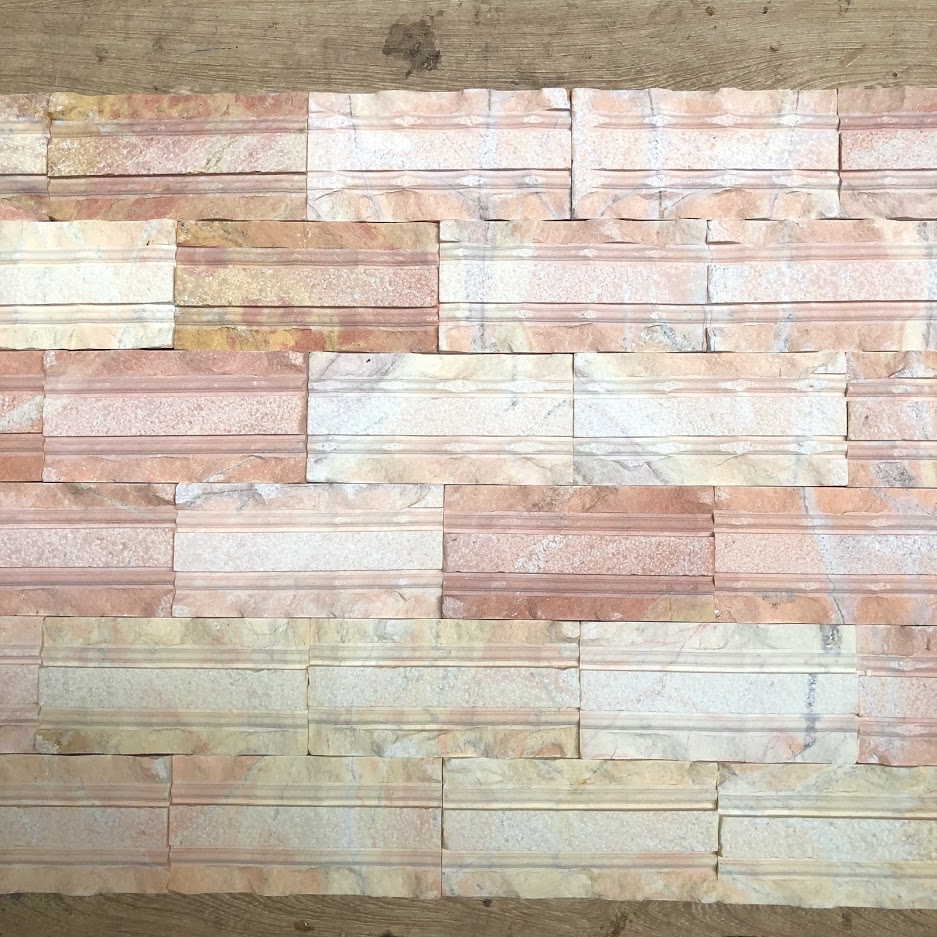 Đá tự nhiên dòng sông hồng kt 10x20cm