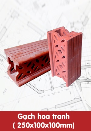 Gạch hoa chanh 250x100x100mm