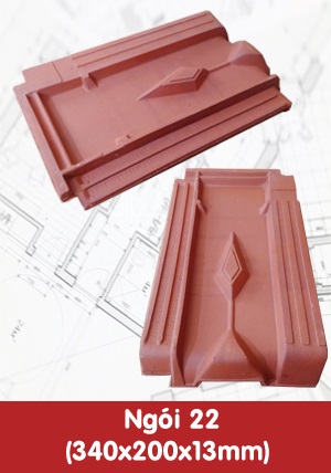 Ngói 22 340x200x13mm