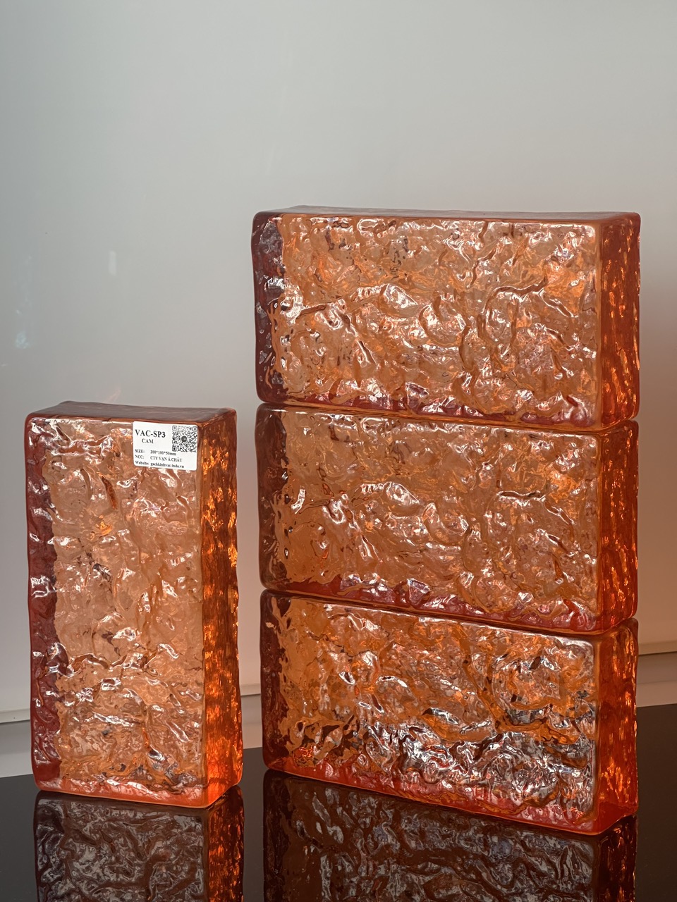 Gạch Kính Khối Đặc SP3-Cam