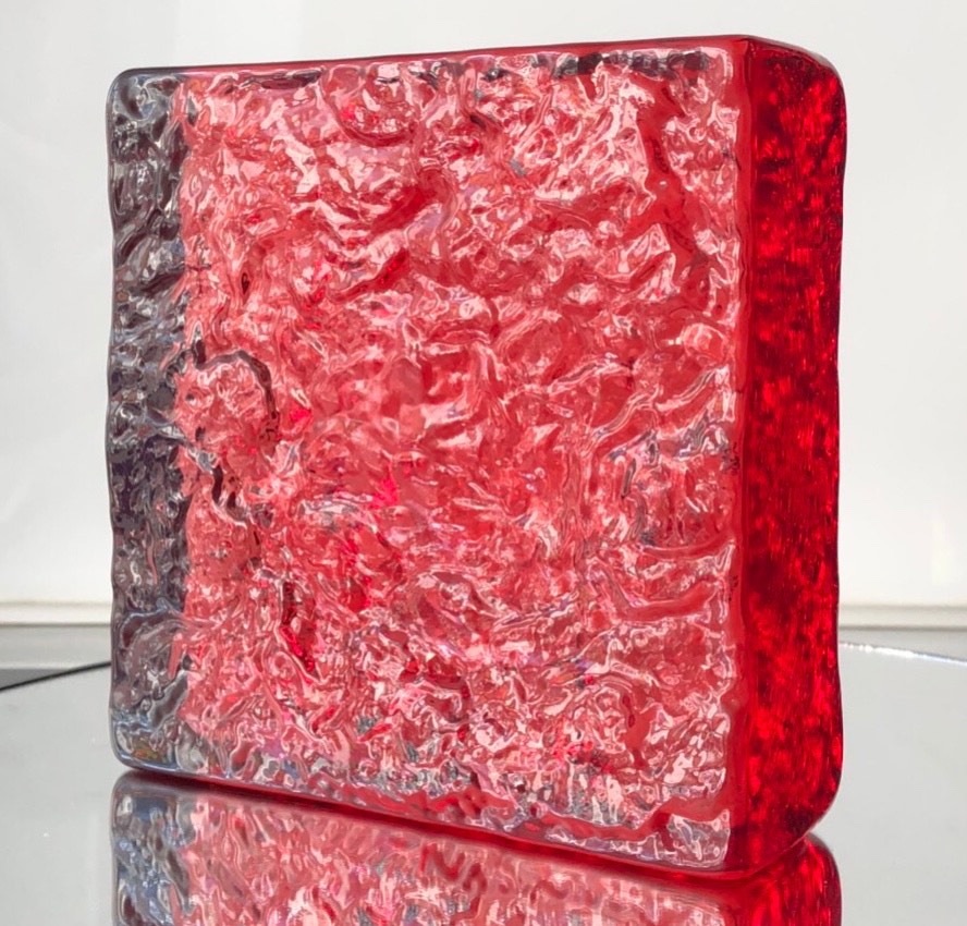 Gạch Kính Khối Đặc SP3-2 Đỏ