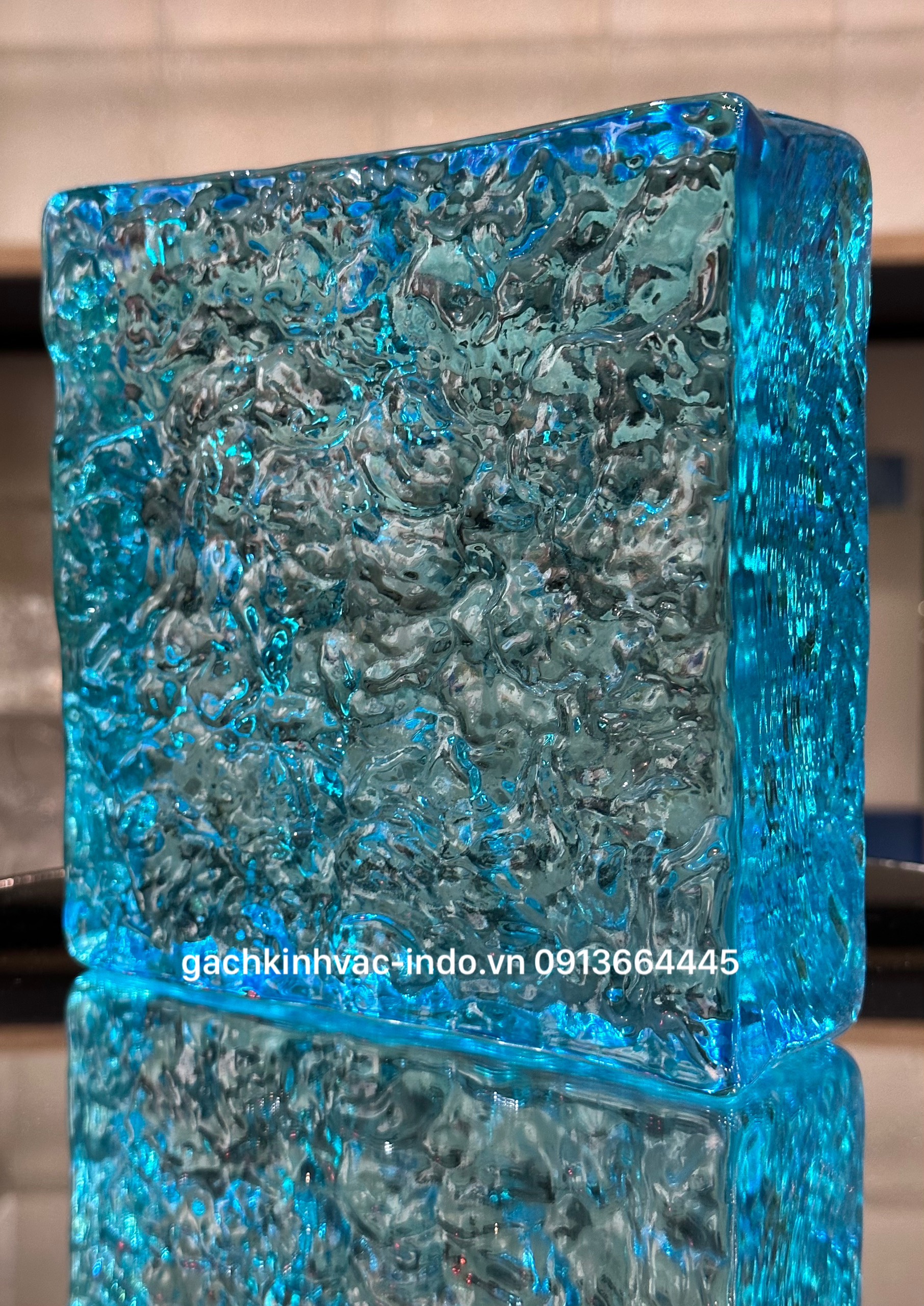 Gạch Kính Khối Đặc SP3-2 Xanh Nhạt