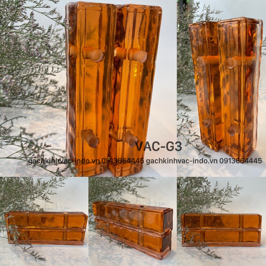 GẠCH KÍNH KHỐI ĐẶC LỖ G3