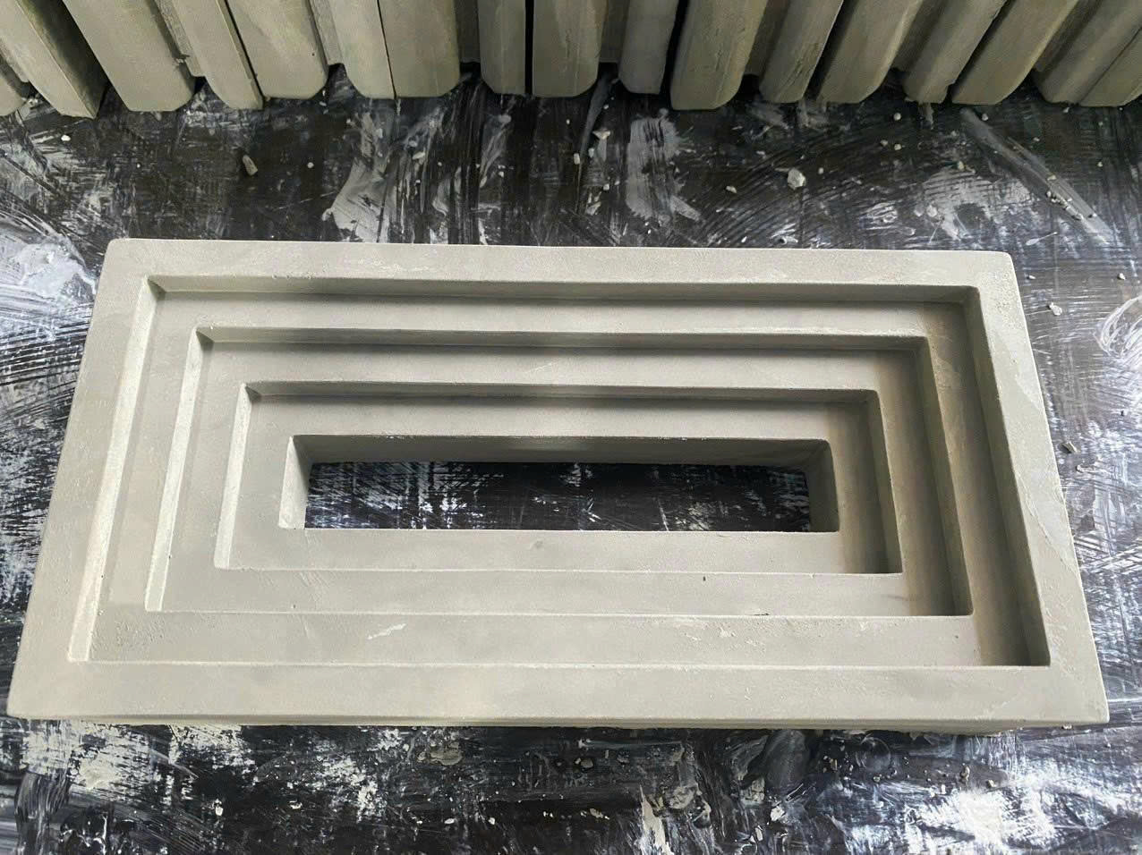 Gạch thông gió hình chữ nhật GBG-013 Kt 150x300×50mm