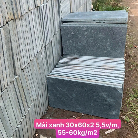 Đá Mài Xanh Ốp Lát Thanh Hóa 30x60cm ĐMD02