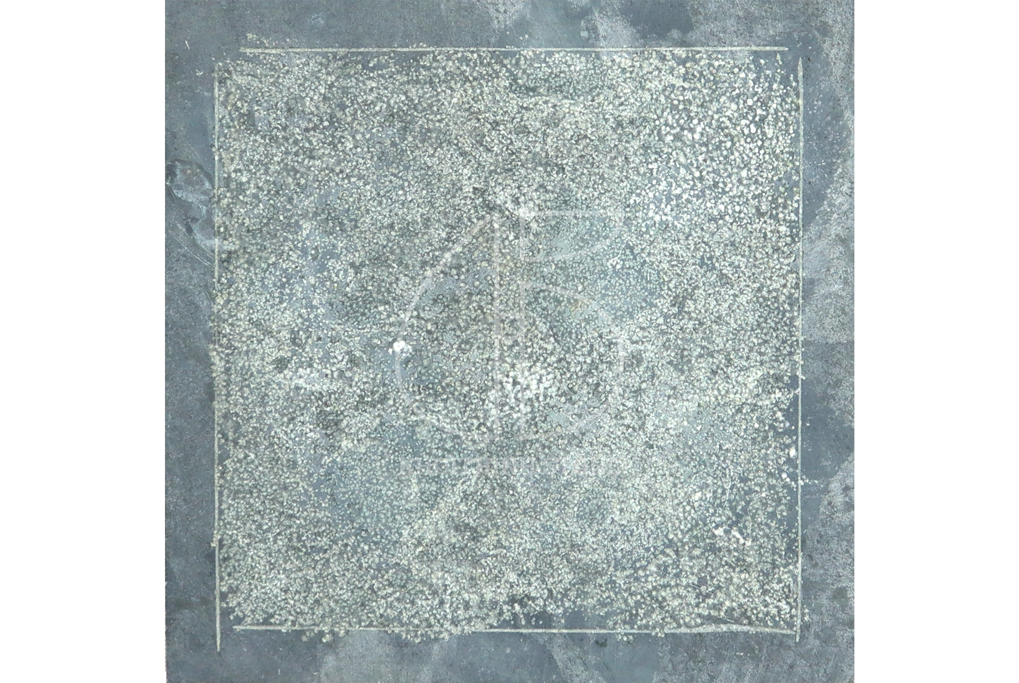 Đá băm bo viền xanh rêu