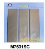Gạch thẻ trang trí nhập khẩu, màu nâu mờ, KT 75x300mm, Mã M75319C (1 thùng/44 viên/1m2)