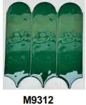 Gạch thẻ lông vũ nhập khẩu, màu xanh lá, KT 100x300mm, Mã M9312